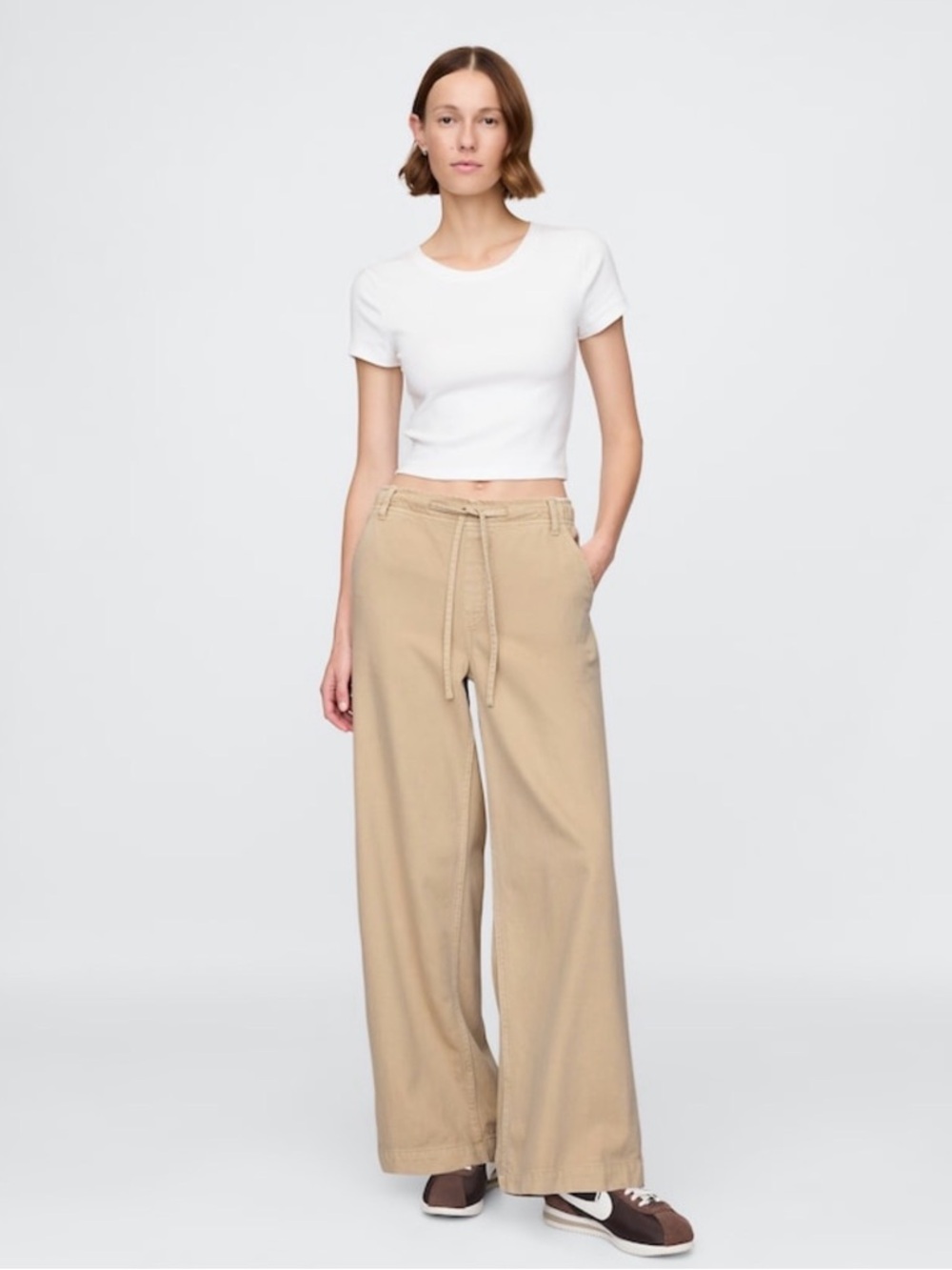 GAP women's midrise ultra soft easy baggy jeans!